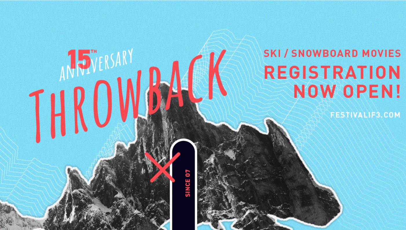 iF3 Ski & Snowboard Festival 2022 - 15th anniversary edition - Registrations now open!