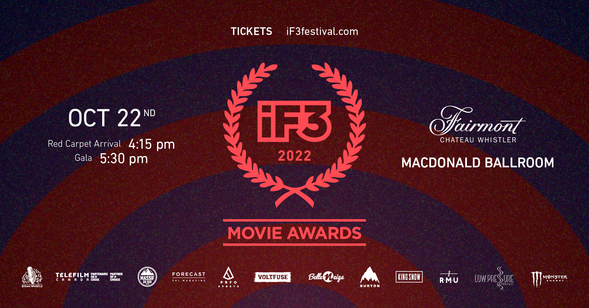 Annonce des nominés aux iF3 Movie Awards 2022